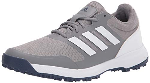 adidas Men's Tech Response Spikeless Golf Shoe, Grey Three/Ftwr White, 11 Wide