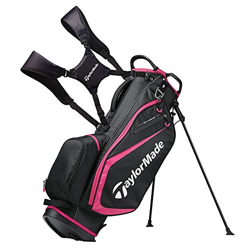 TaylorMade 2019 Golf Select Stand Bag, Black/Pink