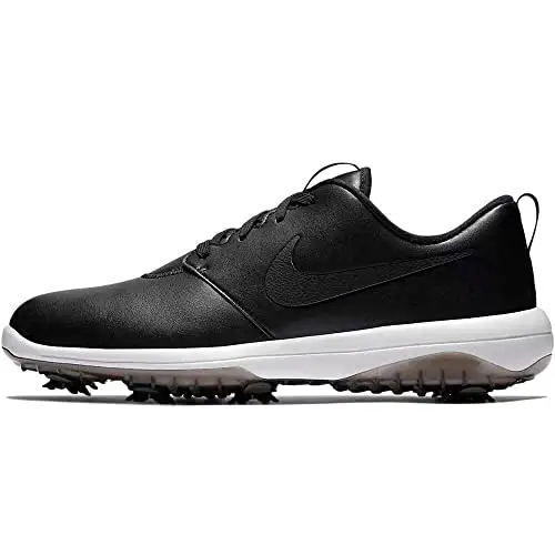 Nike New Mens Golf Shoe Roshe G Tour (Black/White, 10)