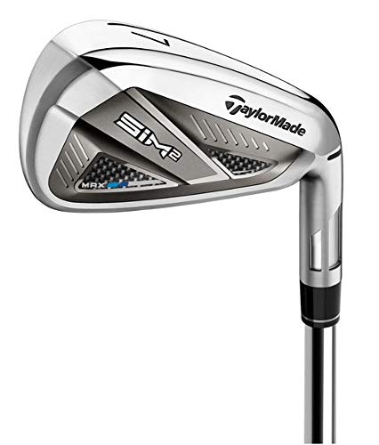 TaylorMade Golf SIM 2 MAX IRON SET MENS RIGHT HAND GRAPHITE REGULAR 5-PW , STEEL