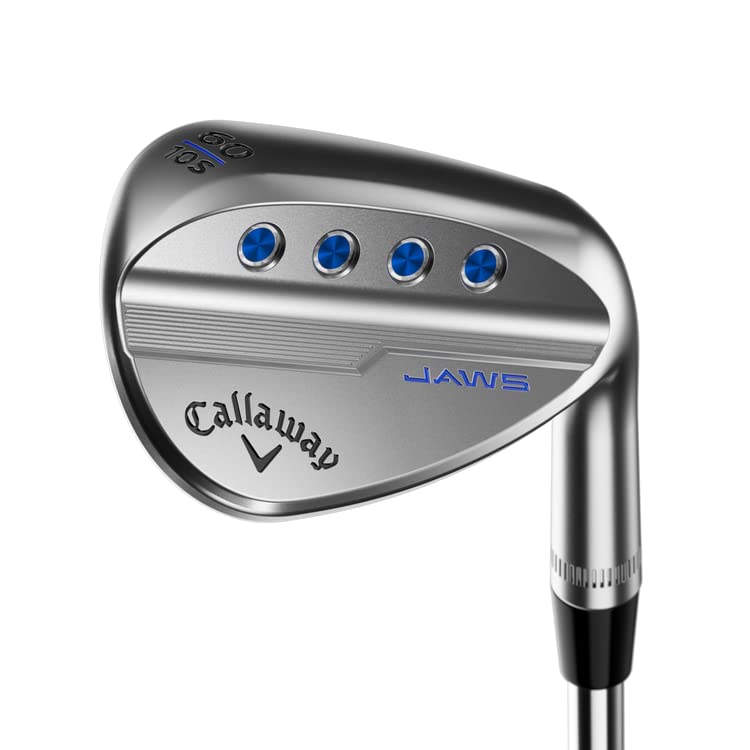 Callaway Golf MD5 Jaws Wedge (Chrome (2022),' 54 Degree (Right Hand),' W Grind, 12* Bounce,' Steel Shaft)