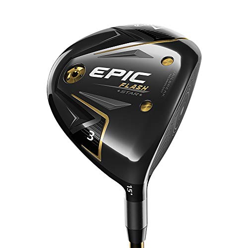 Callaway Epic Flash Star Fairway (Right Hand, 3 Fairway , 15 Degrees, Regular Flex) , Black