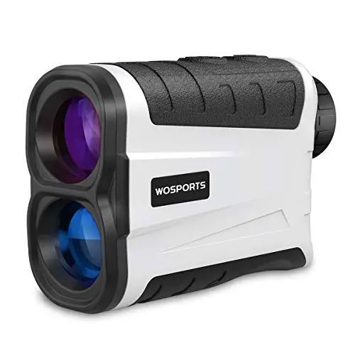 WOSPORTS Golf Rangefinder, 800 Yards Laser Range Finder with Slope, Flag-Lock with Pulse Vibration, Angle, Continuous Scan Measurement