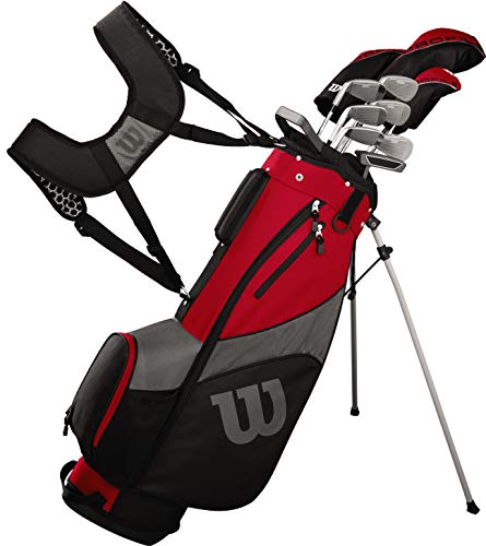 Wilson Golf Profile SGI Men's Complete Golf Set — Regular, Right Hand,Red (Regular)
