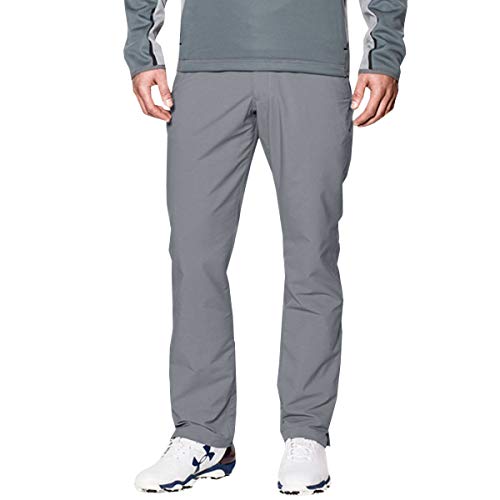 Under Armour Men's Match Play Golf Tapered Pants, Steel /Steel, 38/32