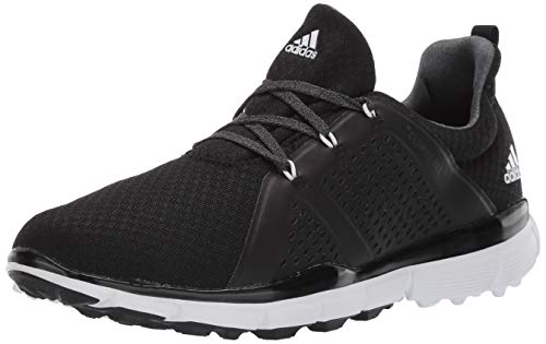 adidas Women's Climacool CAGE Golf Shoe, core Black/FTWR White/Grey six, 5 M US