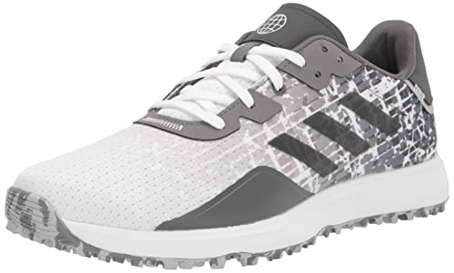 adidas Men's S2G Spikeless Golf Shoes, Footwear White/Grey Three/Grey Two, 9.5