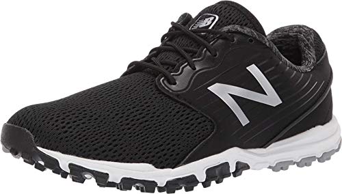 New Balance Women's Minimus SL Breathable Spikeless Comfort Golf Shoe, Black, 7