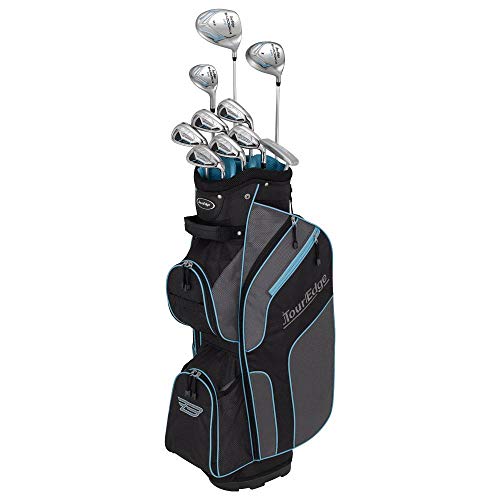 Tour Edge 2020 Women Bazooka 270 Full Golf Set, Black/Grey/Turquoise, One Size, Model: B5SRGL10.B