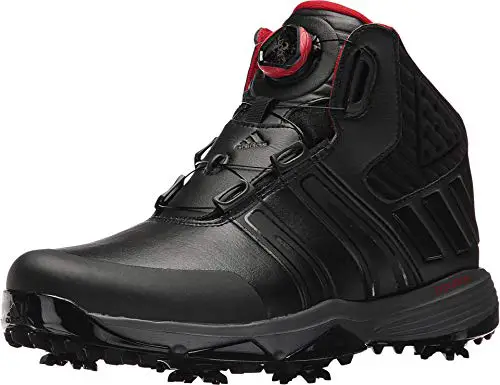 adidas Men's Climaproof BOA Golf Shoe, Black, 10 M US