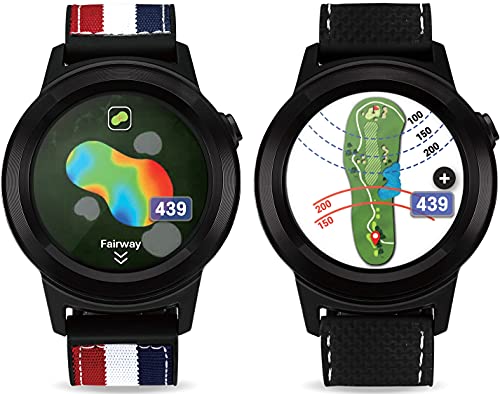 Golf Buddy Aim W11 Golf GPS Watch, Premium Full Color Touchscreen, Preloaded with 40,000 Worldwide Courses, Easy-to-use Golf Watches
