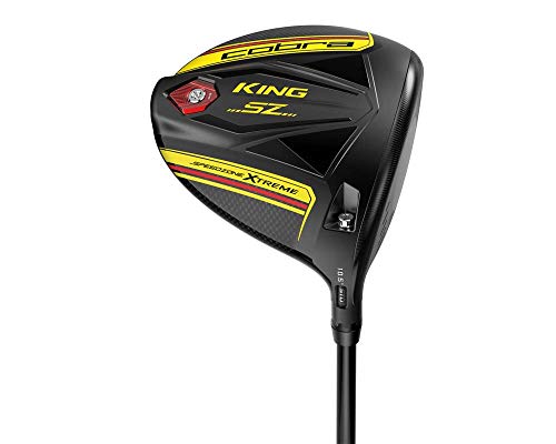 Cobra Golf 2020 Speedzone Extreme Driver Black-Yellow (Men's, Right Hand, MCA Tensei AV Blue 65, Stiff Flex, 9.0)