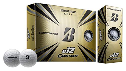 Bridgestone Golf 2021 e12 Contact Golf Balls, White, 2021 Model