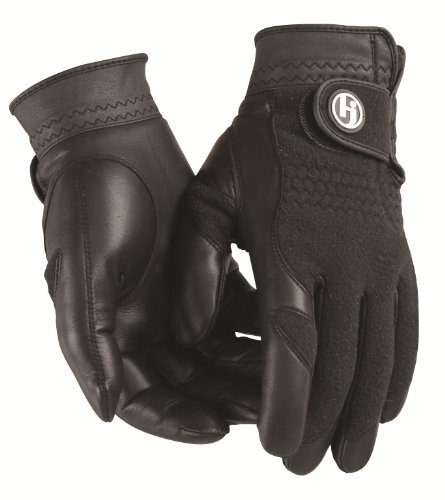 HJ Glove Men's Winter Performance Golf Glove Black XX-Large