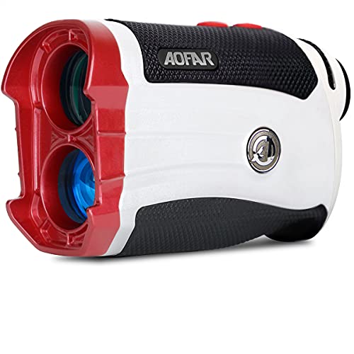 AOFAR Golf Rangefinder Slope on/Off GX-2S, Flag Lock with Vibration, 600 Yards Range Finder,Waterproof, Gift Packaging