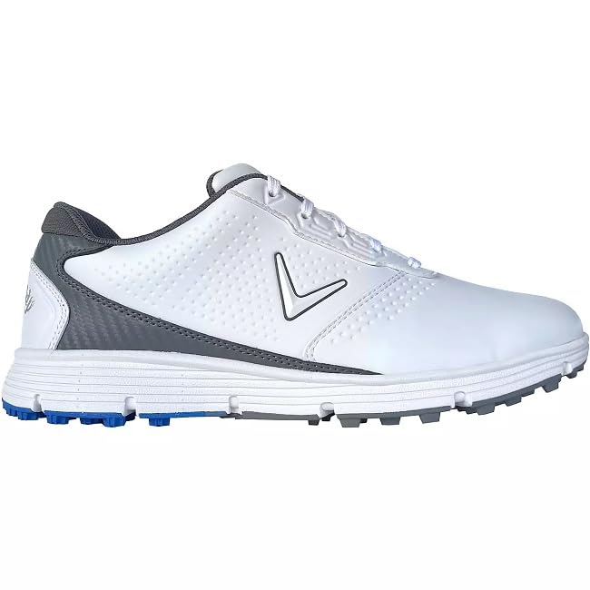 Callaway Men's Balboa Sport Spikeless Waterproof Golf Shoe, 11 Medium White/Gray