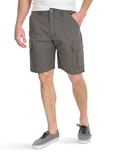 Wrangler Authentics Men's Classic Cargo Stretch Short, Olive Drab Ripstop, 30