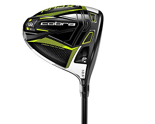 Cobra Golf 2021 Radspeed XB Driver Gloss Black-Turbo Yellow (Men's Right Hand, Project X Hzrdrus Rdx Blue, Stiff Flex, 10.5), standard