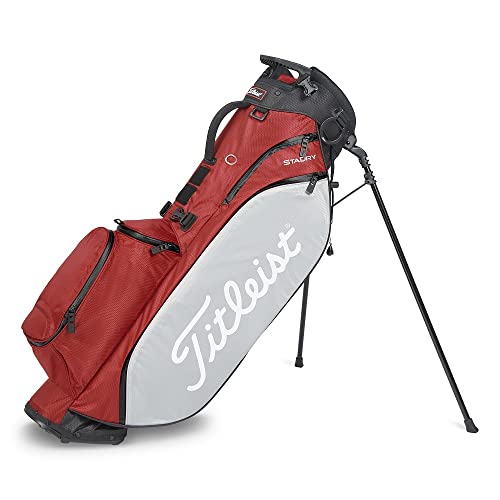 Titleist Players 4 Stadry Golf Stand Bag Red/Grey