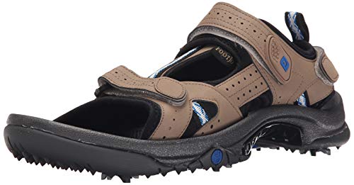 FootJoy Men's Golf Sandals Beige 10 M Shoe, Dark Taupe, US