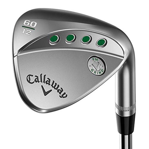 Callaway 2019 PM Grind Wedge, Chrome, 56 degree loft, 14 degree bounce, Right Hand