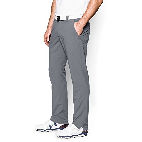 Under Armour Men's Match Play Golf Tapered Pants, Steel /Steel, 38/32