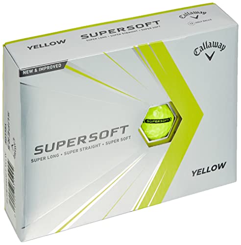 Callaway Golf Supersoft Golf Balls (Yellow), Prior Generation