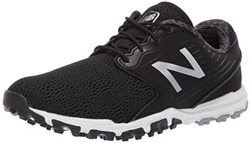 New Balance Women's Minimus SL Breathable Spikeless Comfort Golf Shoe, Black, 7