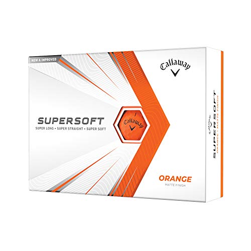Callaway Golf Supersoft Golf Balls (2021 Version, Orange)