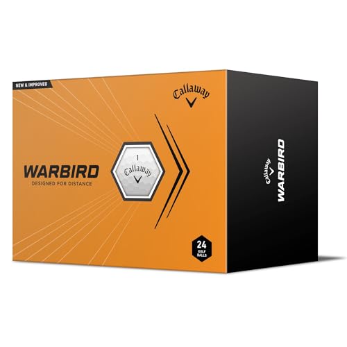 Callaway Golf Warbird Golf Balls (2023 Version, White, 24 Ball Pack)