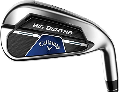 Callaway Big Bertha B21 Iron Set (Set of 5 Clubs: 6IR - PW, Left , Graphite, Regular), Silver