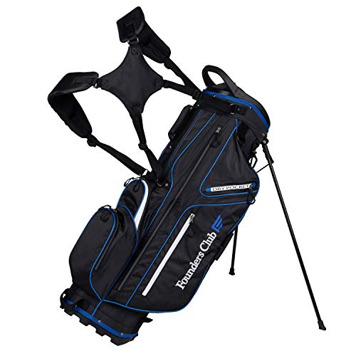 Founders Club Golf Stand Bag for Walking Carrying 14 Way Organizer Top Shaft Lock