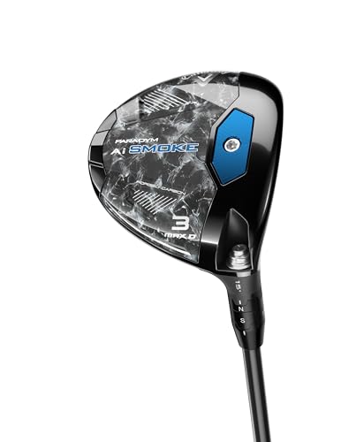 Callaway Golf Paradym Ai Smoke Max D Fairway Wood (Right Hand, Tensei 65G, 3 Wood, Regular), Black