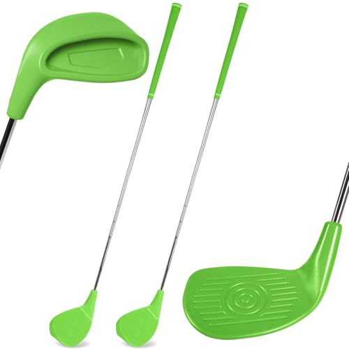 [2 Pack] Backyard Outdoor Golf Clubs with Oversized Club Heads - Two Right-Handed Clubs Perfect for Players Over 5ft Tall - Made to Hit Plastic or Foam Balls - Safe for Sand Grass Yards Beach & Parks