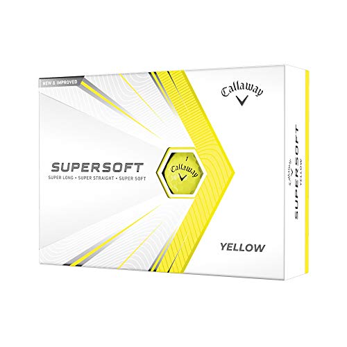 Callaway Golf Supersoft Golf Balls (2021 Version, Yellow)