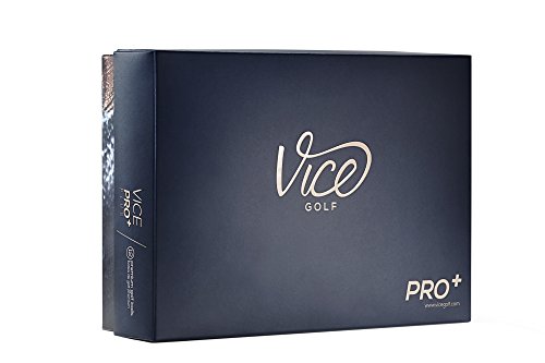 Vice Pro Plus Golf Balls White, One Dozen(Packaging may vary)
