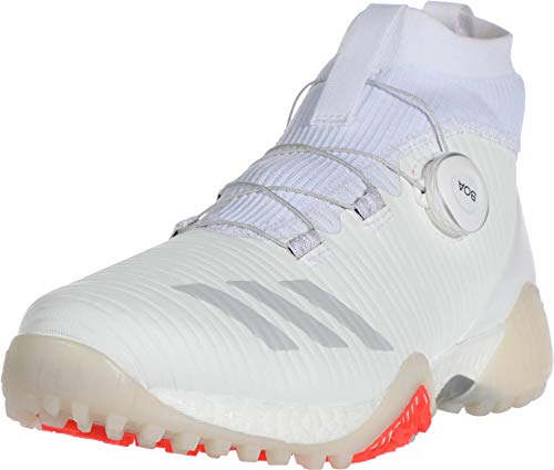 adidas Men's CODECHAOS BOA Golf Shoe, FTWR White/Orbit Grey/Crystal Whte, 12.5 Medium US
