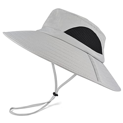 EINSKEY Unisex Sun Hat, Waterproof Wide Brim Bucket Hat Packable Boonie Hat for Fishing Hiking Gardening Safari Beach