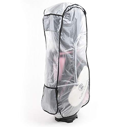 Golf Bag Rain Cover,PVC Clear Rain Cover for Golf Bag,Golf Bag Rain Protection Cover for Golf Push Carts,Waterproof Hood for Golf Bag,Heavy Duty Club Bags Raincoat for Golfer