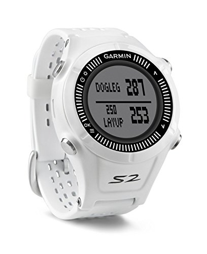 Garmin Approach S2 GPS Golf Watch with Worldwide Courses (White)0(Certified Refurbished)