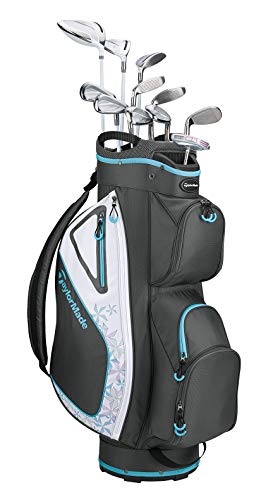 TaylorMade Golf Kalea Complete Golf Set (Dr, 3FW, 5FW, 5H, 6H, 7-PW, SW, Putter, Bag)