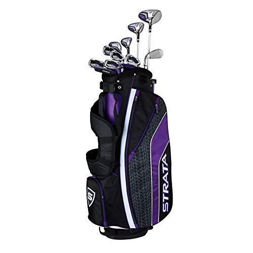 Callaway Women's Strata Ultimate Complete Golf Set (16-Piece, Right Hand, Graphite), Purple