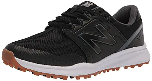 New Balance Men's Breeze v2 Golf Shoe, Black, 10.5 Wide