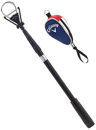 Callaway '15th Club Golf Ball Retriever for Water, Telescopic to 15' with Dual-Zip Headcover