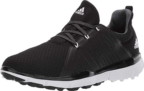 adidas Women's Climacool CAGE Golf Shoe, core Black/FTWR White/Grey six, 5 M US