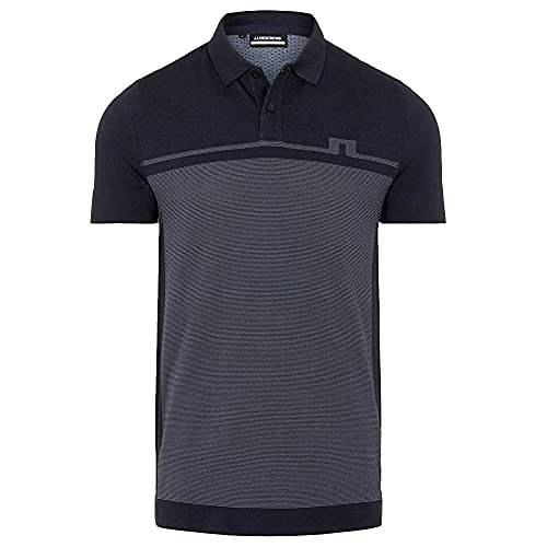 J.Lindeberg Alfred Seamless Mens Golf Polo, Navy, S