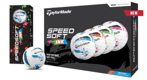 TaylorMade Golf Speed Soft Ink Multi Pack Golf Balls