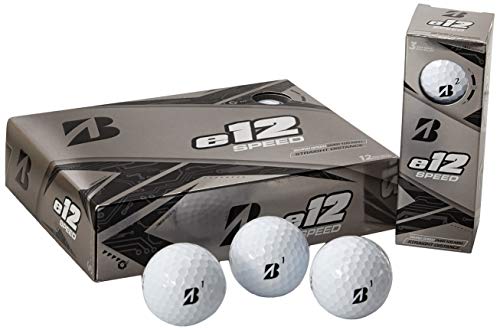 Bridgestone Golf E12 Speed Golf Balls, White (One Dozen)