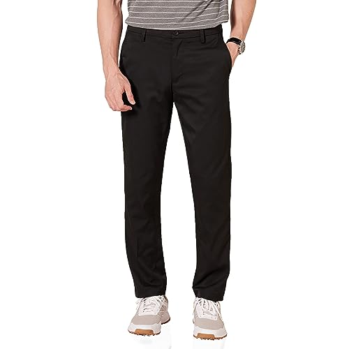 Amazon Essentials Men's Slim-Fit Stretch Golf Pant, Black, 34W x 32L