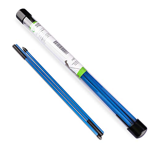 Asyxstar Golf Alignment Stick - Upgraded 48' Golf Sticks Training Aid 2 Pack for Aiming, Putting, Full Swing Trainer, Posture Corrector with Clear Tube Case Golf Gifts for Men Women Golfers